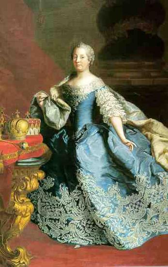 unknow artist Portrait of Maria Theresia oil painting image